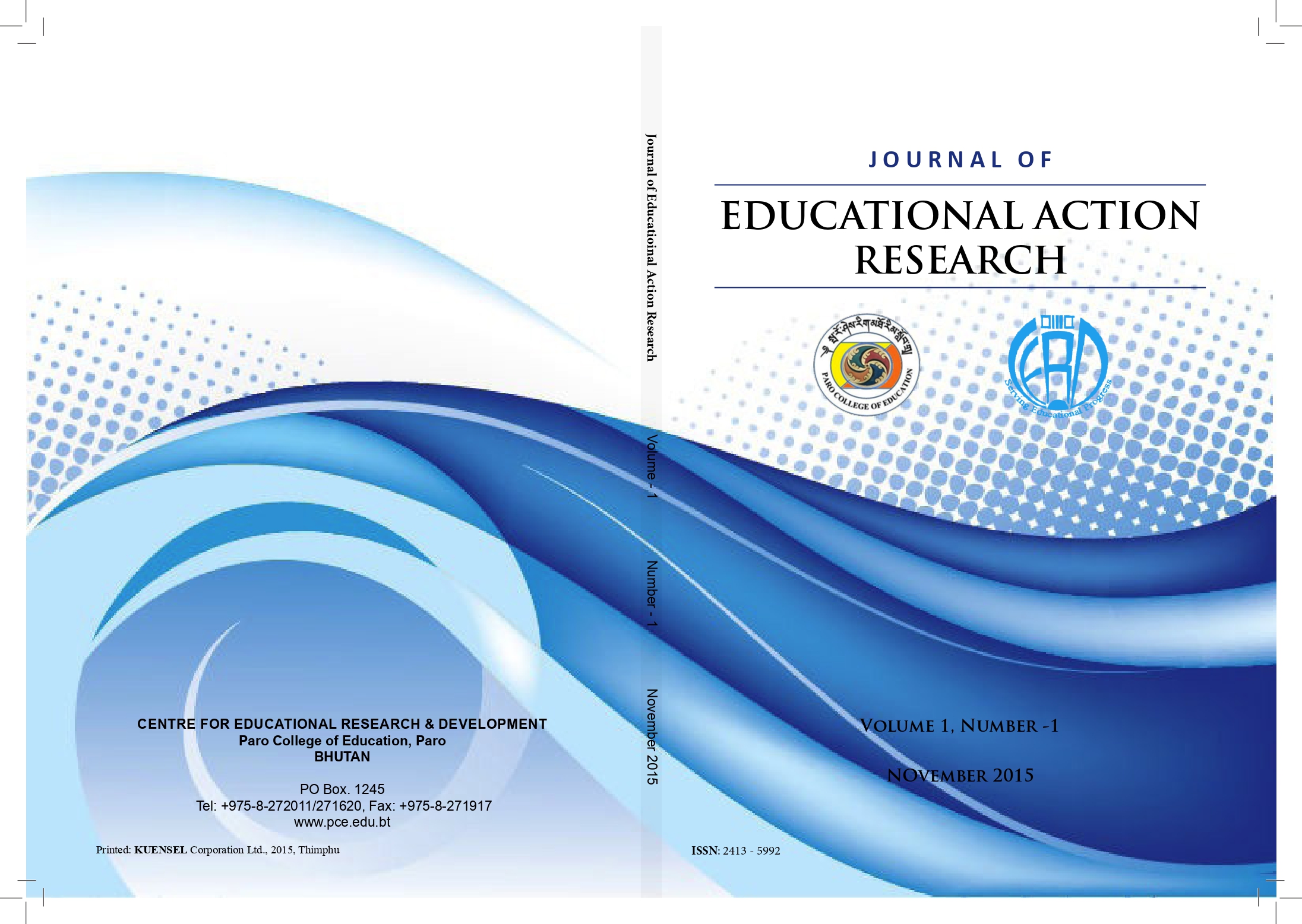 					View Vol. 1 No. 1 (2017): EDUCATIONAL ACTION  RESEARCH
				
