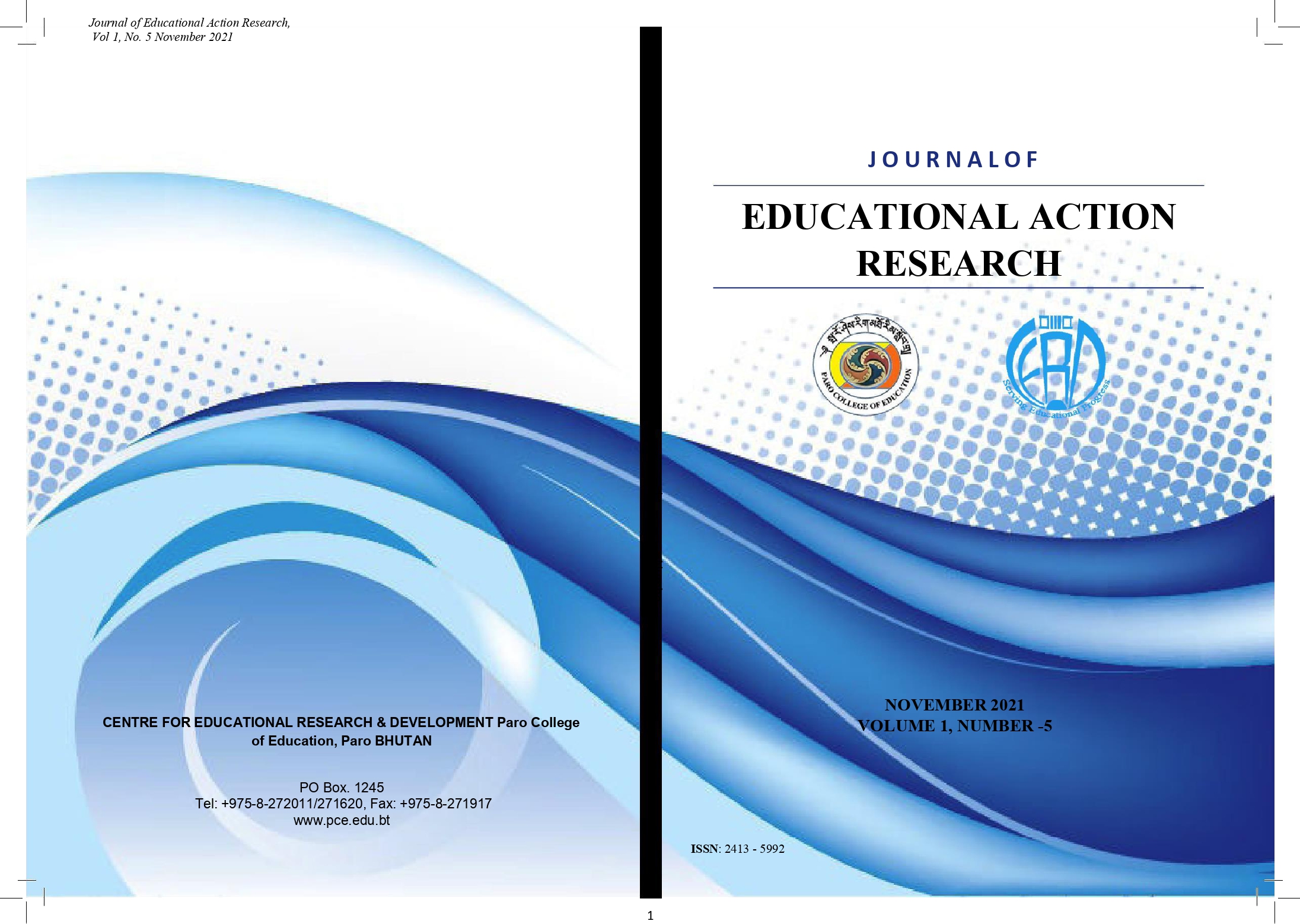 					View Vol. 1 No. 5 (2021): Journal of Educational Action Research 
				